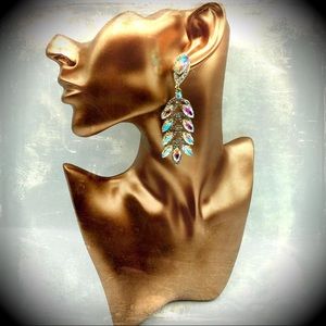 Iridescent Jeweled Earring